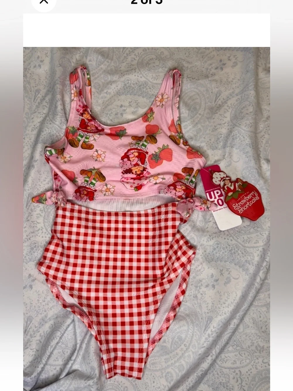 Strawberry Shortcake One Piece Swimsuit for Girls